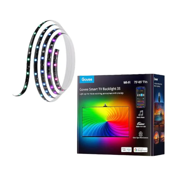 LUZ PARA TV 75-85 GOVEE AJUSTABLE CAMBIO DE COLOR